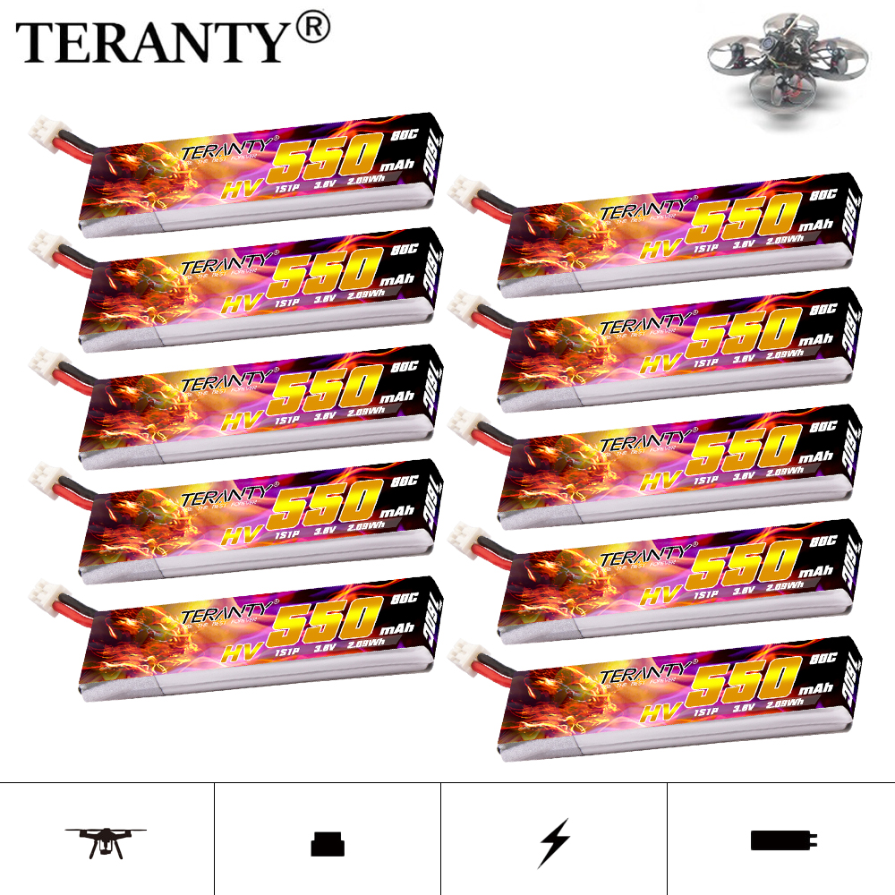 Rc Helicopter Parts - TERANTY HV 1S 3.8V 550mAh 80C/160C