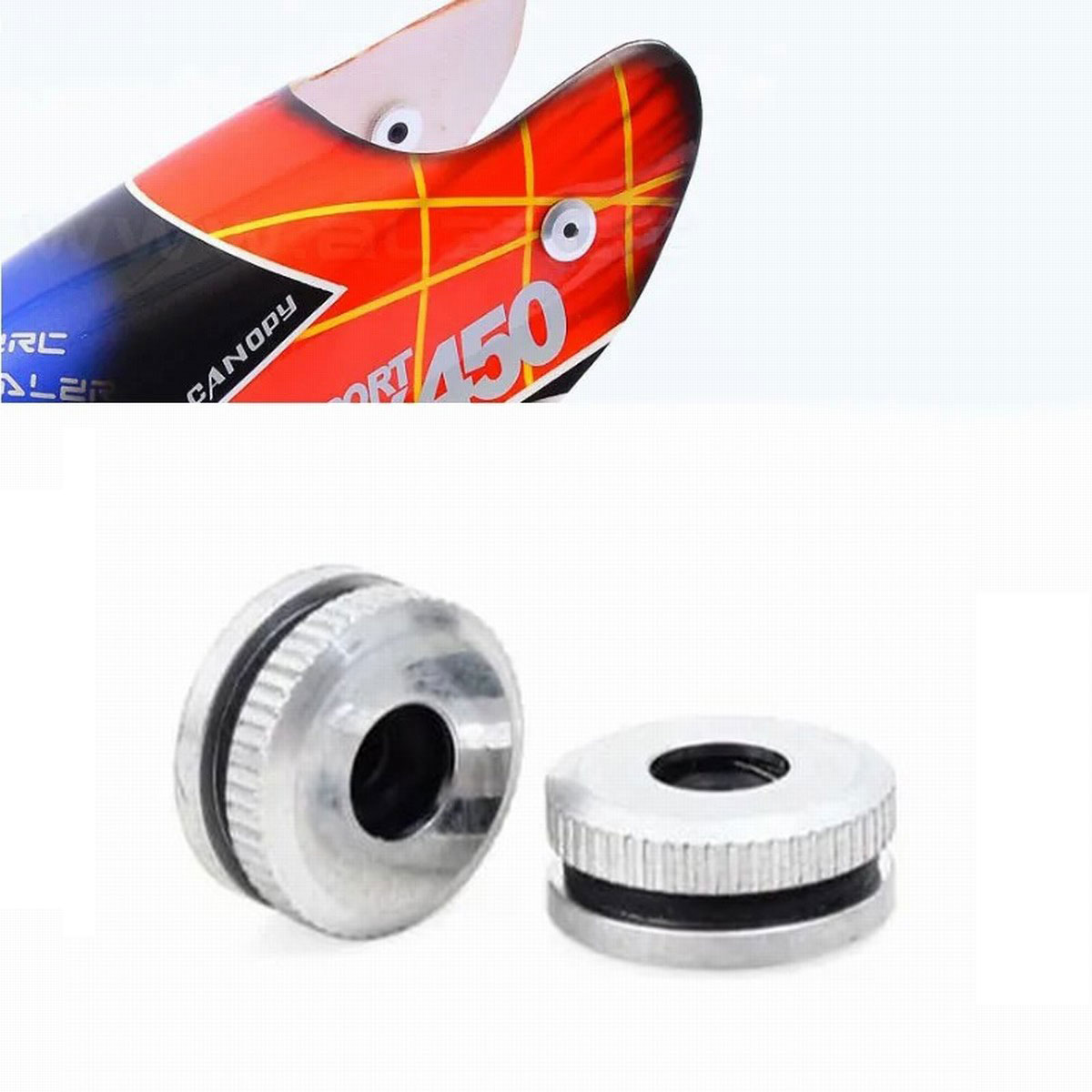Metal Canopy Mounting Nuts for - Rc Helicopter Nitro recension och pris