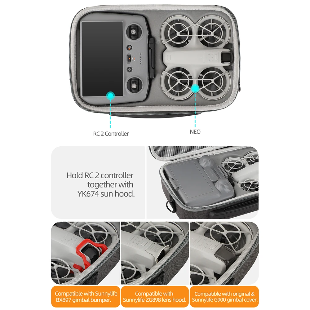For DJI NEO RC 2 Remote Contro - Rc Helicopter Bag recension och pris