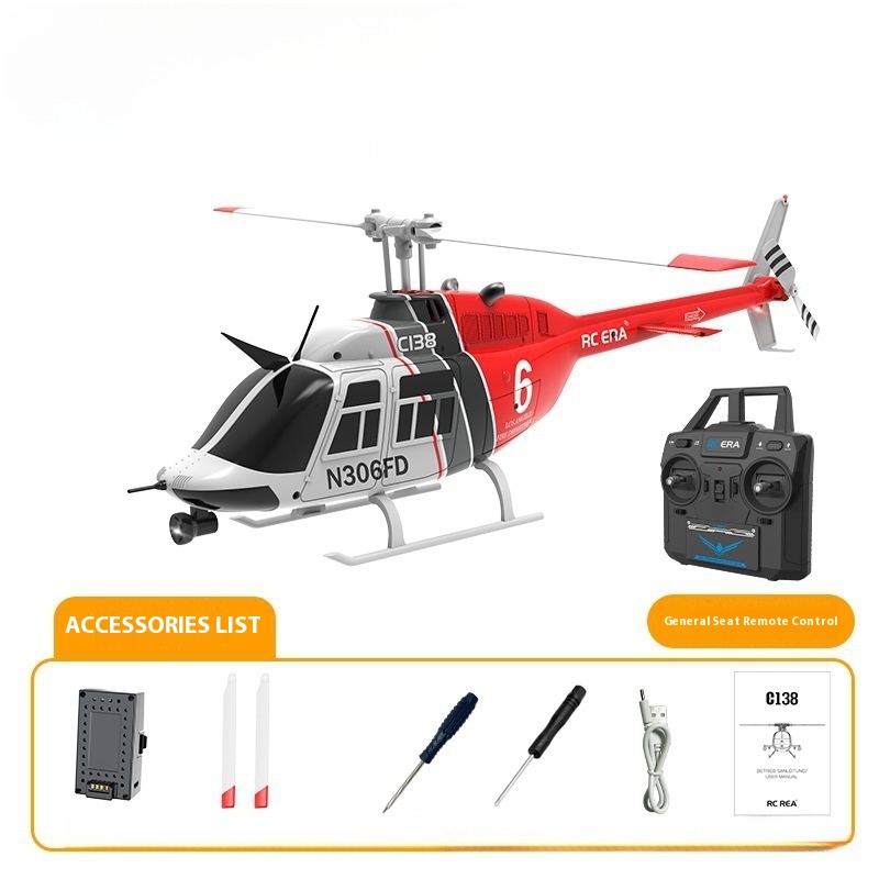 Rc  Era New Bell Two Hundred A - Rc Helicopter Single Rotor recension och pris