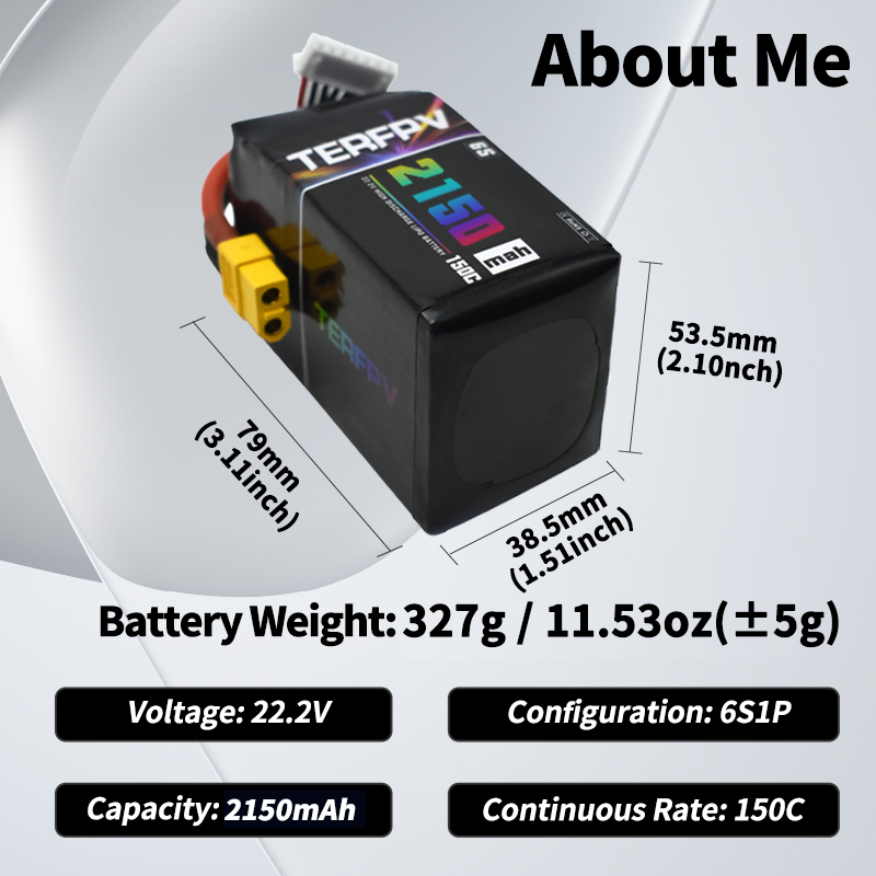 TERFPV Lipo Battery 6S 22.2V 1 - Rc Helicopter Battery recension och pris