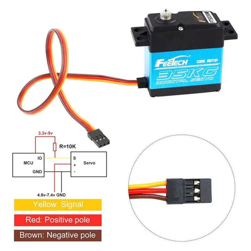 FEETECH FT5330M 35KG Digital S - Rc Helicopter Motor recension och pris