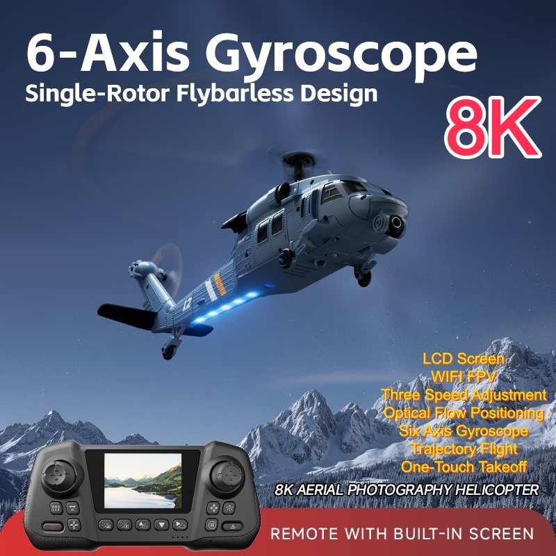 Single-Rotor Flybarless Design - Rc Helicopter Single Rotor recension och pris