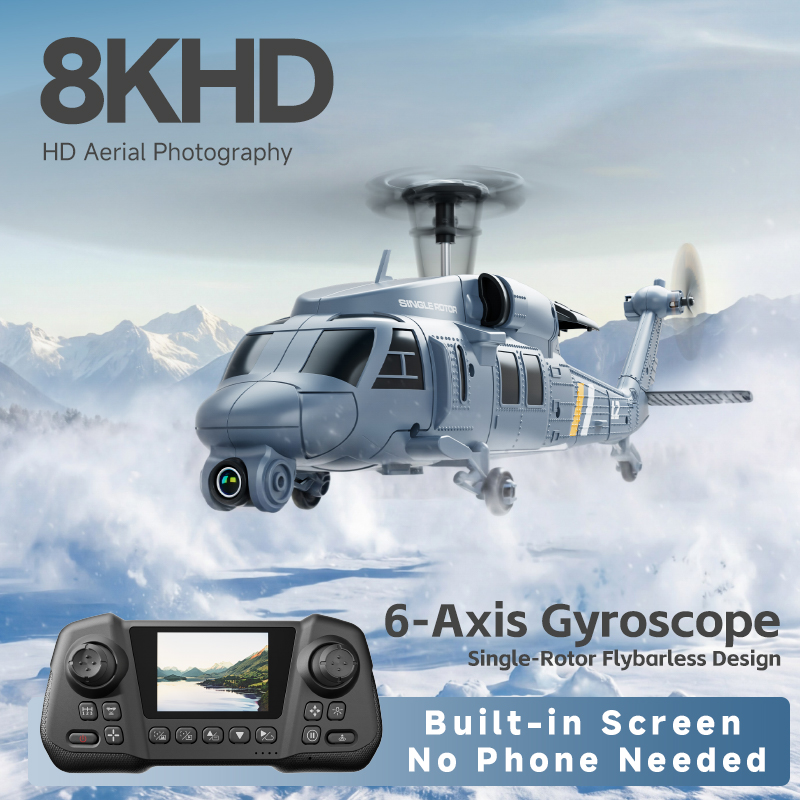 Single-Rotor Flybarless Design - Rc Helicopter Single Rotor recension och pris
