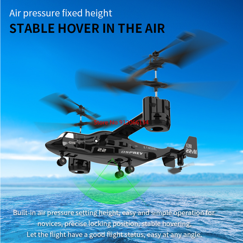 Profeesional 3D Transport Airc - Rc Helicopter Gyro recension och pris