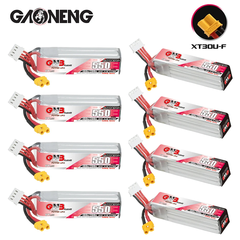 GNB HV 11.4V 550mAh 100C/200C  - Rc Helicopter Battery recension och pris