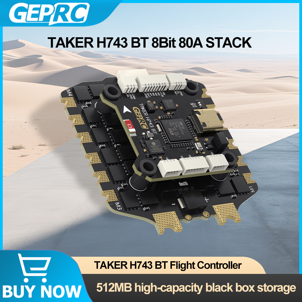 GEPRC TAKER H743 BT 8Bit 80A S - Rc Helicopter Remote Control recension och pris