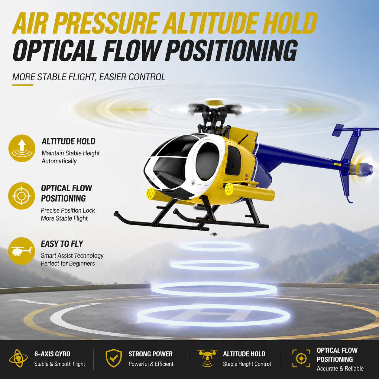 K300 6CH RC Helicopter Brushle - Rc Helicopter Gyro recension och pris