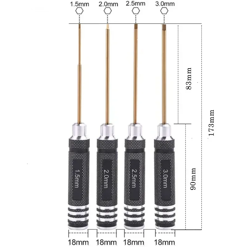 0.9/1.27/ 1.3/ 1.5/ 2.0/ 2.5/  - Rc Helicopter Tool Kit recension och pris
