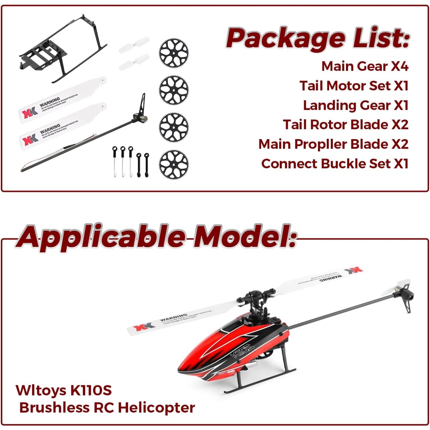 Spare Accessory Kit, Compatibl - Rc Helicopter Remote Control recension och pris