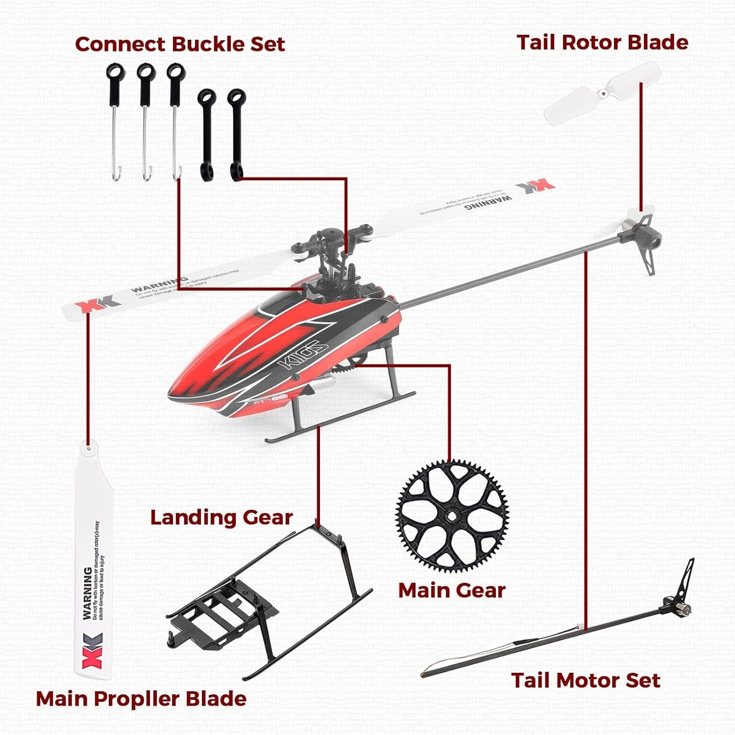 Spare Accessory Kit, Compatibl - Rc Helicopter Remote Control recension och pris