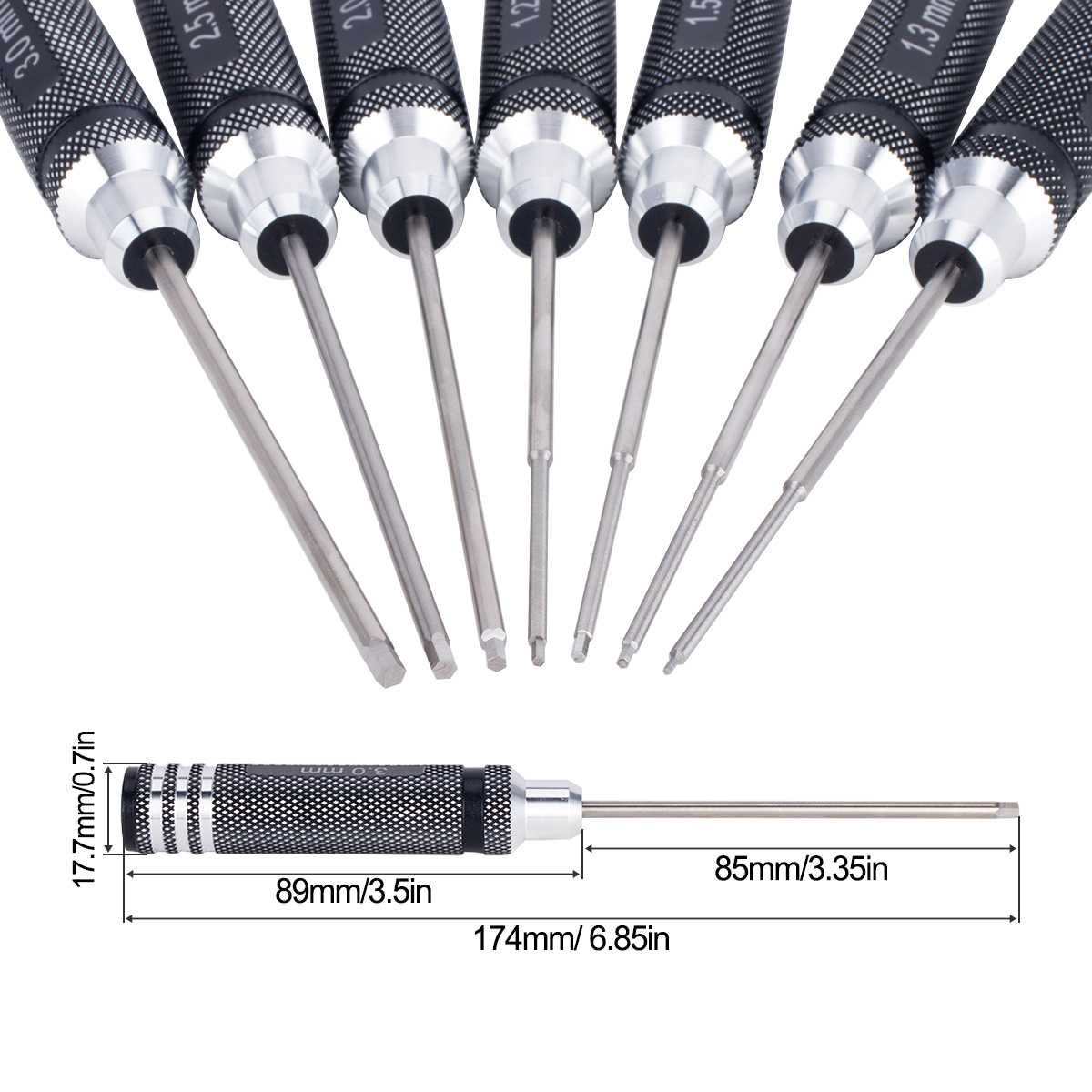 7 IN 1 Steel Hex Screwdriver S - Rc Helicopter Tool Kit recension och pris