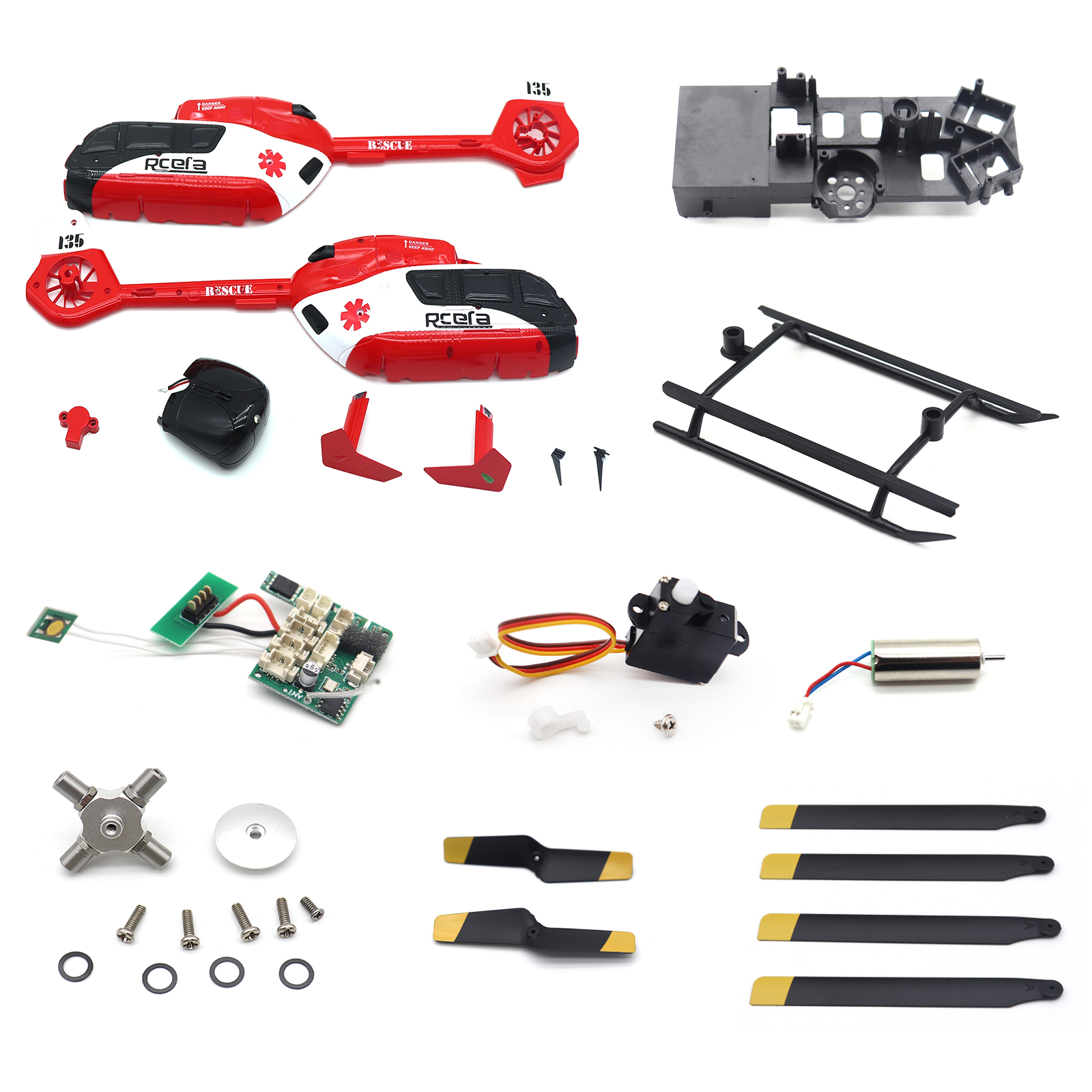 Original Parts for C159 EC-135 - Rc Helicopter Remote Control recension och pris