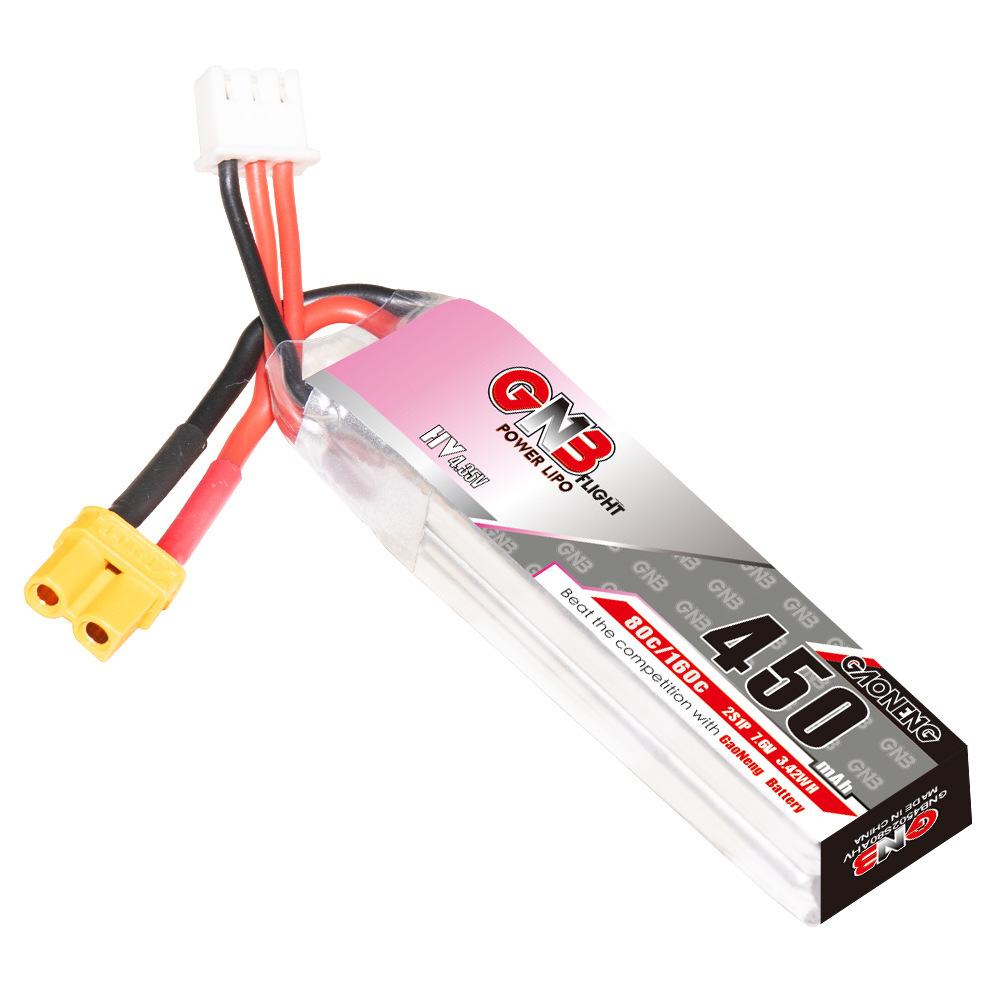 GNB LiPo Battery HV 2S 7.6V 45 - Rc Helicopter Battery recension och pris