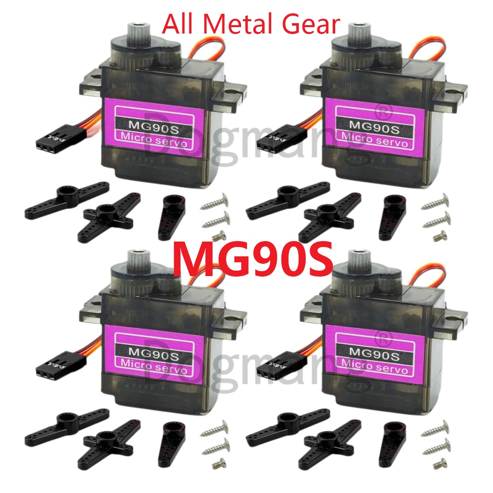 MG90S Servo 1/2/4/10/20/50 Pcs - Rc Helicopter Remote Control recension och pris