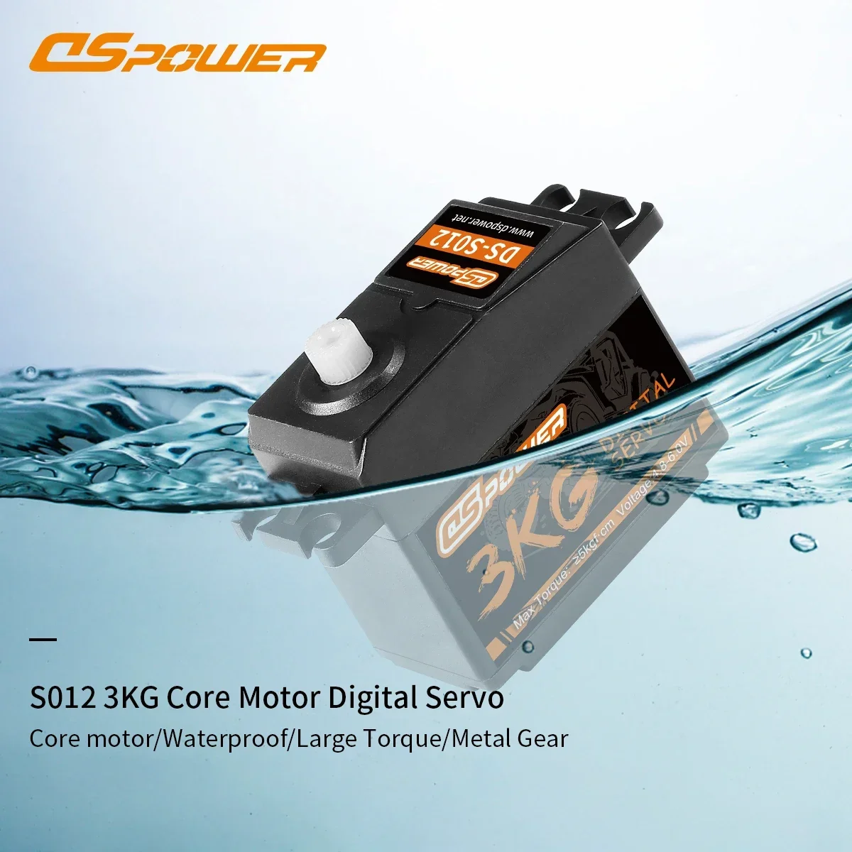 DSpower 3KG Plastic Gear Water - Rc Helicopter Servo recension och pris