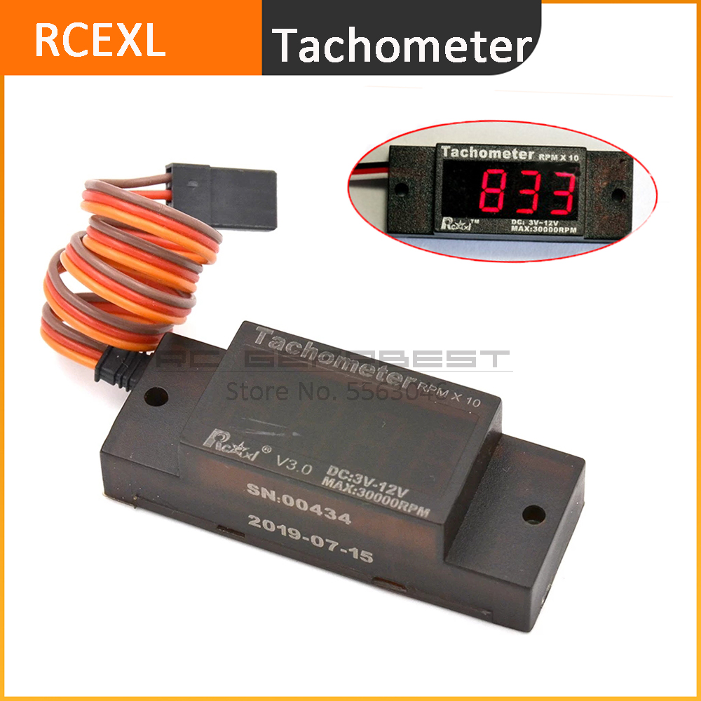 Rcexl V3.0 Mini Ignition Tacho - Rc Helicopter Bag recension och pris