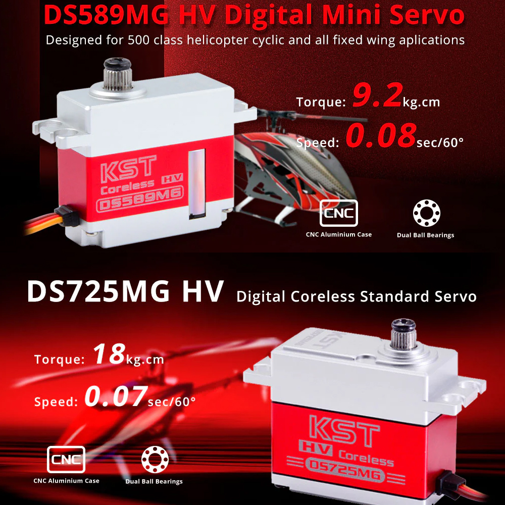 KST DS589MG /DS565X /DS725MG M - Rc Helicopter Mini recension och pris