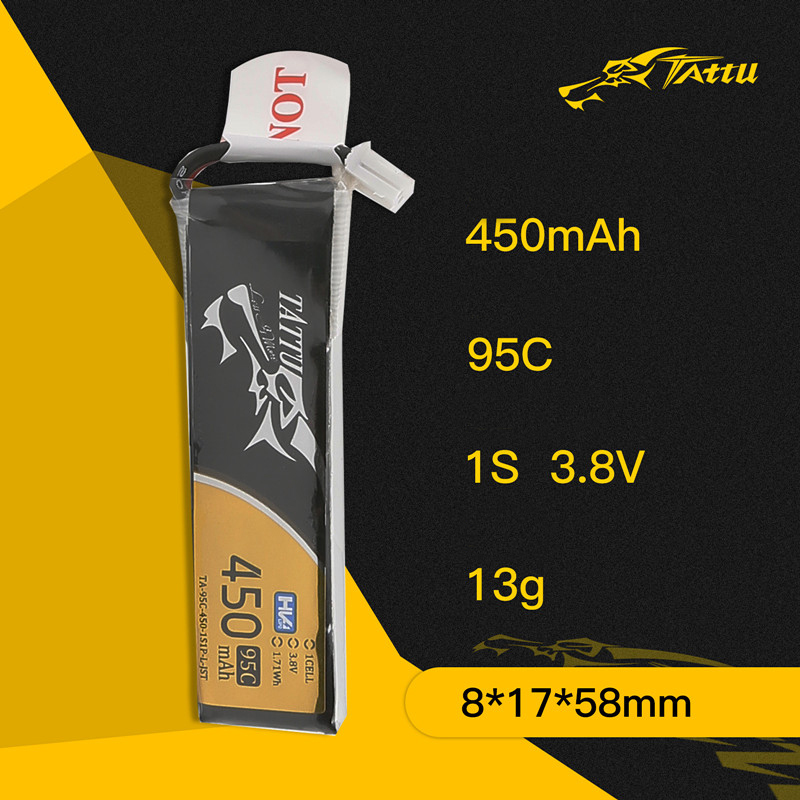 3Pcs NEW TATTU 450/500/550mAh  - Rc Helicopter Battery recension och pris