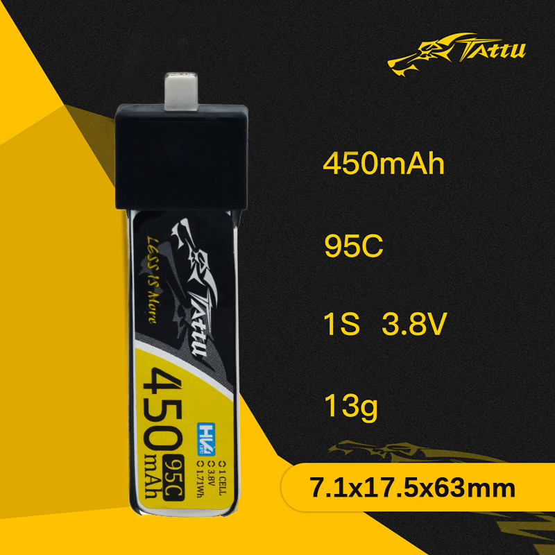 3Pcs NEW TATTU 450/500/550mAh  - Rc Helicopter Battery recension och pris