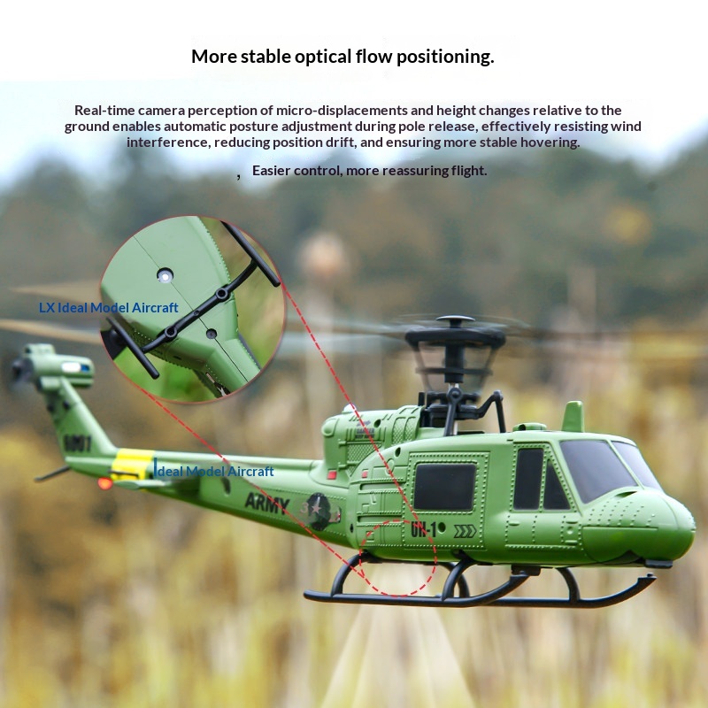 Huey F6601 4CH RC Helicopter - - Rc Helicopter Single Rotor recension och pris