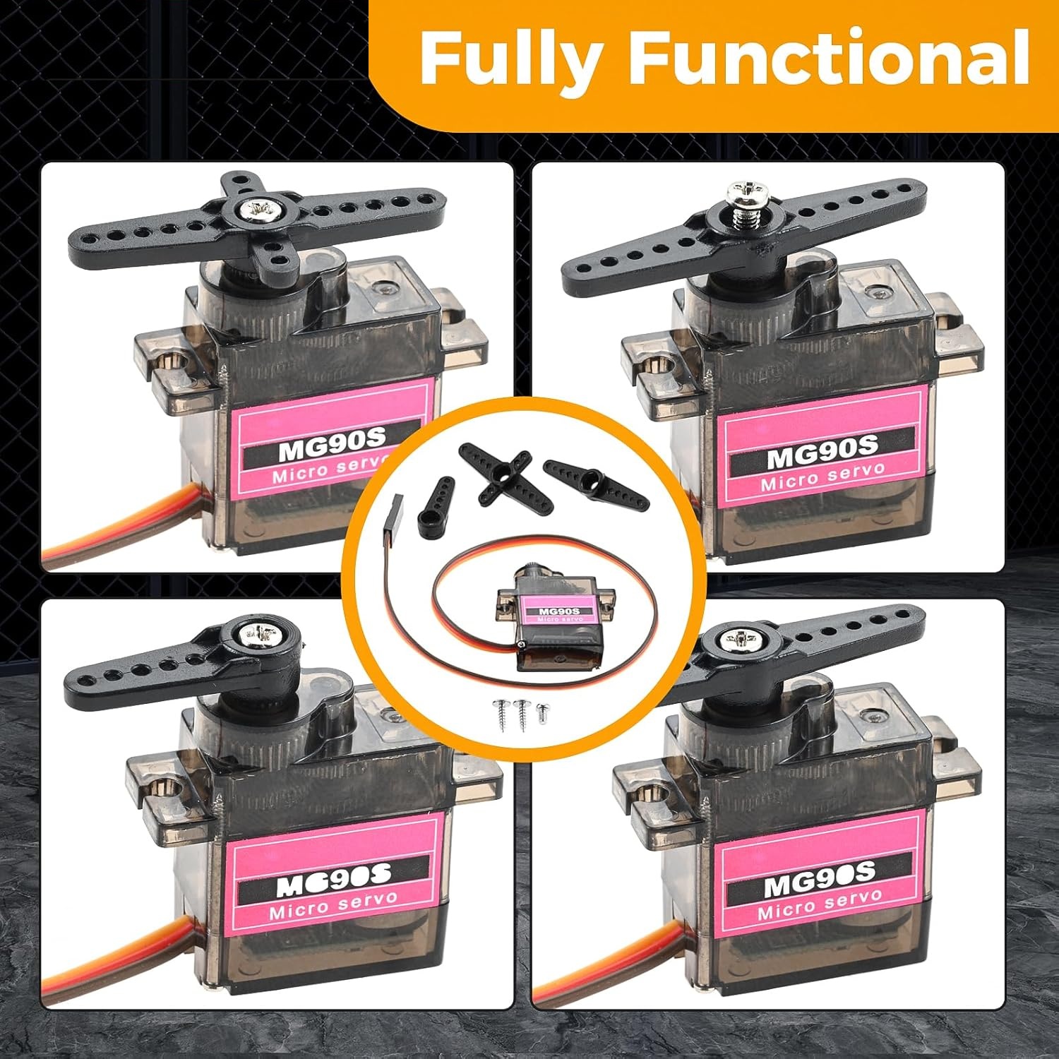 4pcs Micro Servo Metal Gear 90 - Rc Helicopter Mini recension och pris