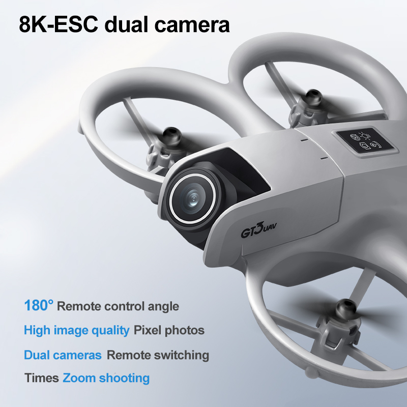 New GT3 Mini RC Drone 8K 5G Ae - Rc Helicopter Charger recension och pris