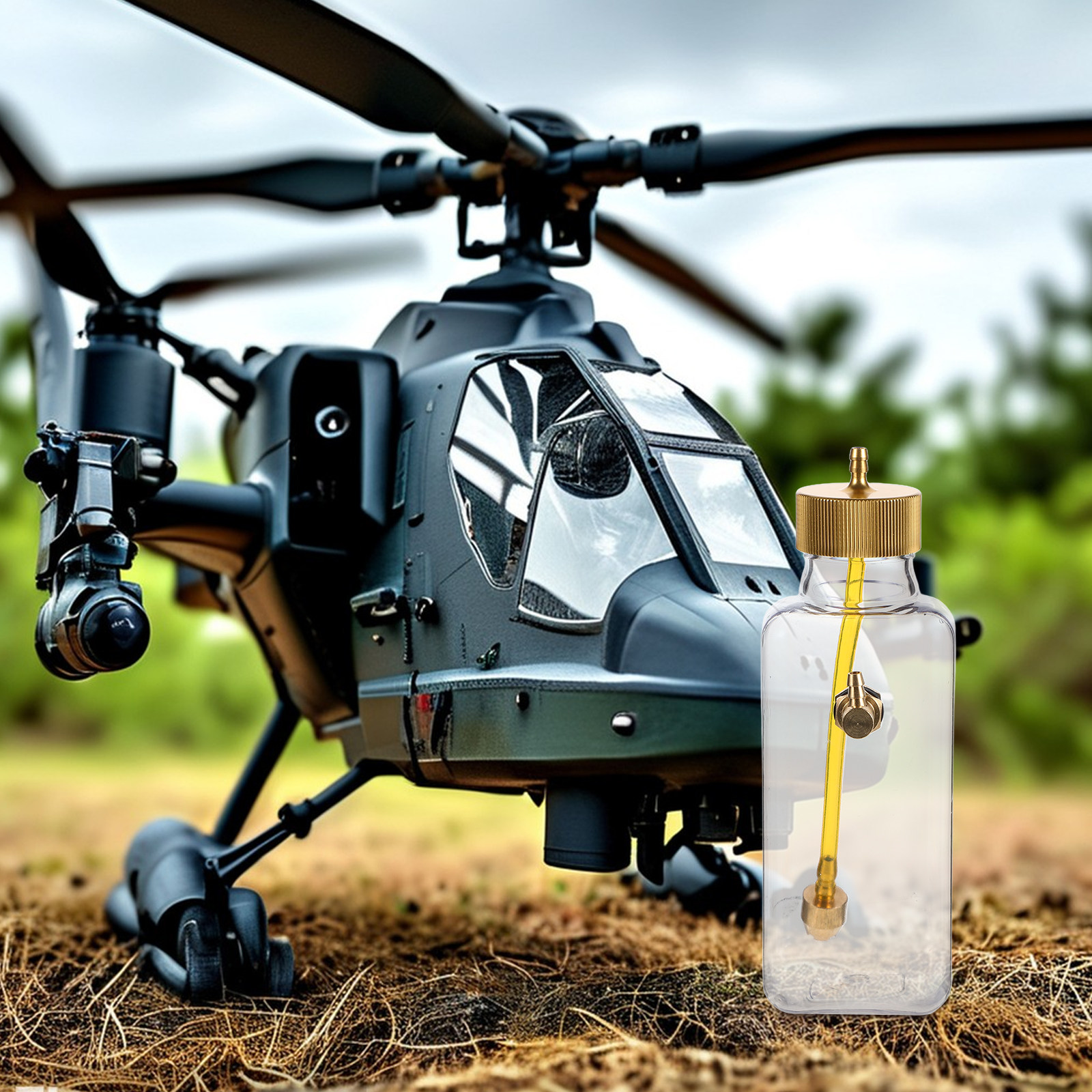 1Set Clear Plastic Rc Gas Tank - Rc Helicopter Gas recension och pris