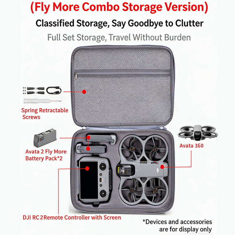 Storage Bag For DJI Avata 360  - Rc Helicopter Bag recension och pris